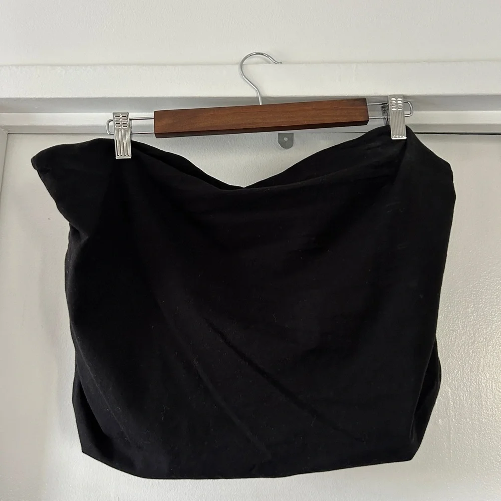 FASHION NOVA TUBE TOP- BLACK - Picture 2 of 4